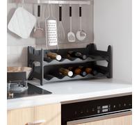 Casier à Vin Étagère de Rangement Support Bouteille Salon PP Empilable vidaXL