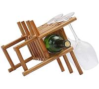 Casier à vin moderne minimaliste créatif décoration rotin doux au toucher salon maison casier à vin présentoir à vin décoration 28,5 x 20,5 x 24 cm vie intéressante