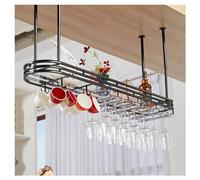 Casier à vin Mural avec Support en Verre - Étagère Flottante pour Bouteilles et Verres - Mini Meuble de Bar élégant pour la Maison, la Salle à Manger et la Cuisine - Noir Beauty Comes