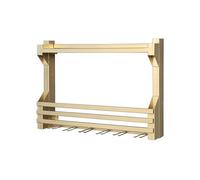 Casier à vin Mural doré, Supports de Stockage de vin en métal avec Cintre pour Verres à Pied, présentoir en Fer pour Porte-Verre à vin, étagères murales flottantes de Bar Moderne, pour la Maison, la