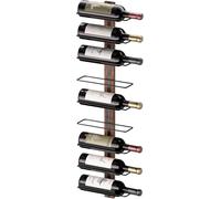 Casier à vin mural fer et bois 9 bouteilles Vendos85