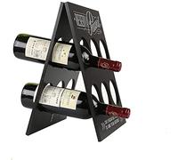 Casier à vin parfait casier à vin bouteille cave à vin dans le sous-sol d'un bar armoire à thé et autre étagère indépendante casier à vin moderne minimaliste (couleur : noir. Dimensions :