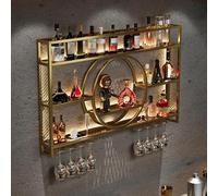 Casier à vin pour placard, étagères murales pour maison, bar, meuble à vin, armoires, étagères, doublure, verres sous boissons, vitrine haute