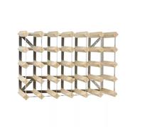 Casier à vin rangement pour 30 bouteilles traditionnel Wine Rack Co Chêne Clair