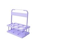 Casier A Vin Support de Rangement bière Portable Pliable for Six Boissons, Support Pique-Nique en Plein air, Porte-Bouteilles réutilisable for Bar, Rassemblement, Fournitures fête(8)