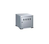 Casier couleur alu hauteur 36,5 cm - aluminium -