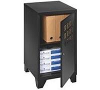 Casier de bureau métal couleur noir - noir - pierre henry Noir G