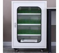 Casier de chargement de téléphone portable, station de charge USB 6-60 ports, armoire de rangement portable avec roues pour l'école et l'aéroport