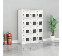 Casier de chargement d'outils électriques, armoire de rangement pour station de charge d'outils avec serrures et fenêtre d'observation en acrylique pour usine et chantier de construction