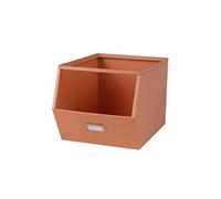 - Casier de rangement en métal avec étiquette - Orange - DOCK