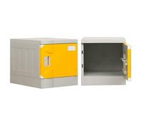 Casier De Rangement en Plastique pour École, Salle De Classe, Sac À Livres, Organiseur D'objets Personnels pour Vestiaire, Maternelle, Bureau, Salle De Sport(Jaune,31 * 38 * 50cm)