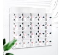 Casier de rangement mural en acrylique pour téléphone portable avec porte verrouillable, armoire sécurisée pour bureau et salle de classe, accès à clé, design économiseur d'espace