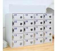 Casier de rangement mural en acrylique sécurisé avec clés pour la maison, le bureau et l'école - Protégez vos appareils contre le vol et les dommages