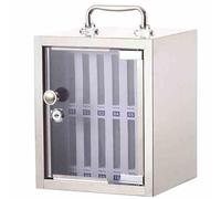 Casier de rangement mural verrouillable pour téléphone portable - Armoire de téléphone portable en acier inoxydable pour écoles, bureaux et salles de sport (12 bits) - Appareil portable sécurisé