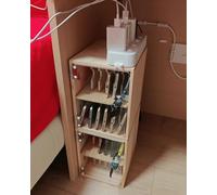 Casier de rangement portable pour téléphone portable avec plusieurs emplacements et verrous sécurisés, idéal pour la maison, la salle de classe et le bureau pour minimiser les distractions