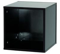 Glorious Music – Casier de rangement Record Box 110 pour 110 vinyles – Noir