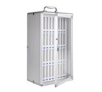 Casier de rangement pour téléphone portable avec poignée oîte murale en alliage d'aluminium pour école, entreprise et conférence