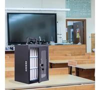 Casier de rangement pour téléphone portable de classe avec serrure, armoire de poche sécurisée pour téléphones d'étudiants, organiseur à 36 emplacements