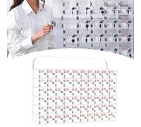 Casier de rangement pour téléphone portable en acrylique transparent avec serrures de porte sécurisées et clés - Organisateur mural pour une meilleure intimité au bureau, en classe et à la salle de
