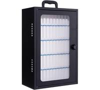 Casier de rangement pour téléphone portable protégé par mot de passe en acier inoxydable pour bureau, école et usage public - Durable et pratique.