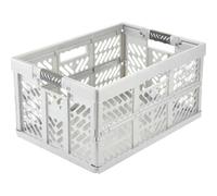 Casier de rangement professionnel pliant 45 litres - Argent
