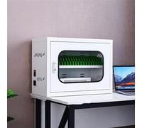 Casier de rangement rechargeable pour téléphone et station de charge USB - Armoire de charge mobile à 20 emplacements pour un chargement sécurisé de téléphone portable et tablette dans les écoles et