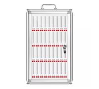 Casier de rangement sécurisé pour téléphone portable avec serrure - Boîte de rangement pour téléphone portable pour bureau, école et événements - Protégez vos appareils et gardez des espaces bien