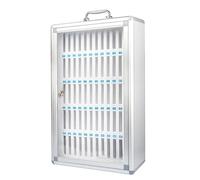 Casier De Stockage De Téléphone Armoire De Rangement For Téléphones Portables 12/24/36/48/60 Emplacements, Support De Téléphone Portable En Alliage D'aluminium, Support Mural For Écoles Et Entreprises