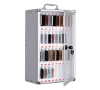 Casier De Stockage De Téléphone Portable Armoire De Support De Téléphone Portable Murale en Alliage D'aluminium À 12/24/36 Fentes Armoire De Rangement De Téléphone De Bureau Scolaire (Color : Silver