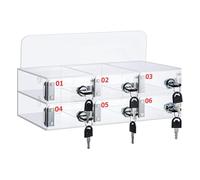 Casier de téléphone portable à 60 emplacements pour salle de classe avec serrures de porte et clés - Rangement mural pour téléphone - Facile à installer