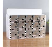 Casier de téléphone portable, armoire de rangement murale en acrylique pour salles de classe et écoles, prison de téléphone sécurisée pour la gestion de la salle de classe