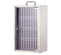 Casier de téléphone portable - Boîte de rangement sécurisée à 36 emplacements pour bureau, école et événements - Avec verrou - 48/60 positions disponibles - Idéal pour ranger des appareils en toute
