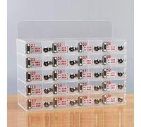 Casier de téléphone portable en acrylique pour salle de classe et bureau, armoire de rangement murale pour école et usine, prison de téléphone sécurisée (6 compartiments)