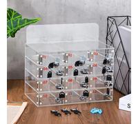Casier de téléphone portable pour salle de classe - Armoire de rangement en acrylique transparent avec portes verrouillables pour écoles, bureaux et usines - 12 compartiments pour étudiants et