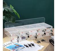 Casier de téléphone portable pour salle de classe avec serrures de porte et clés, rangement mural pour téléphone pour l'école, N (taille : 10 emplacements)