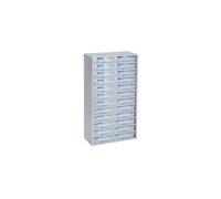 Casier en métal à tiroirs pour visserie Vario plus Pro - 24 Compartiments