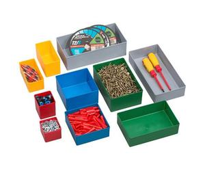 Casier EuroPlus Insert 45/1, taille: 1, rouge