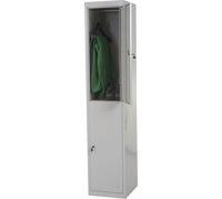 Casier HWC-G88, armoire de sécurité Vestiaire, métal 185x38x45cm gris