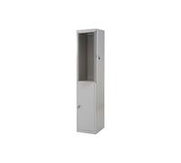 Casier Hwc-G88, Vestiaire De Sécurité, Métal 185x38x45cm Gris Multicolore