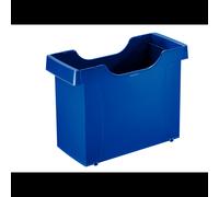 Casier Leitz Plus pour dossiers suspendus A4 polystyrène bleu capacité 20 dossiers superposable avec poignée