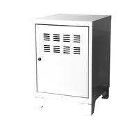 Casier métal Burocolor L.40 x P.40 x H.51 cm - Blanc