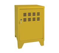 Casier métal Burocolor L.40 x P.40 x H.51 cm - Jaune