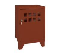 Casier métal Burocolor L.40 x P.40 x H.51 cm - Terracotta