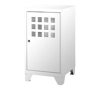 Casier métal Burocolor L.40 x P.40 x H.74 cm - Blanc