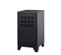 Casier métal Burocolor L.40 x P.40 x H.74 cm - Noir