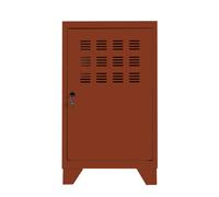 Casier métal Burocolor L.40 x P.40 x H.74 cm - Terracotta