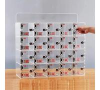 Casier mural en acrylique pour téléphone portable avec clés pour bureau, salle de classe et salle de sport - Boîte de verrouillage sécurisée pour téléphone portable pour employés - Idéal pour les