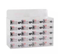 Casier mural en acrylique pour téléphones portables, idéal pour les écoles, les usines. Armoire de rangement sécurisée à 12 emplacements avec serrures et clés pour la sécurité des appareils.