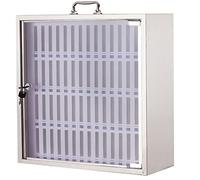 Casier mural pour téléphone portable - 60 emplacements avec poignée pour bureau, salle de classe, réunions scolaires - Tableau de poche portable pour un accès et un rangement faciles
