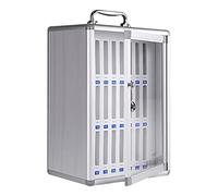 Casier mural pour téléphone portable - Armoire de rangement durable en alliage d'aluminium pour une organisation sécurisée des appareils dans les écoles et les entreprises